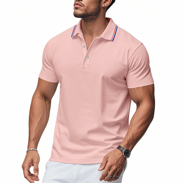Herren Poloshirt med modern krage och fuktighetsreglerande teknik Eva Jonsson-Eva Jonsson