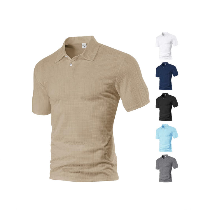 Herren Poloshirt med strukturerad design och modebetonade accenter Eva Jonsson-Eva Jonsson