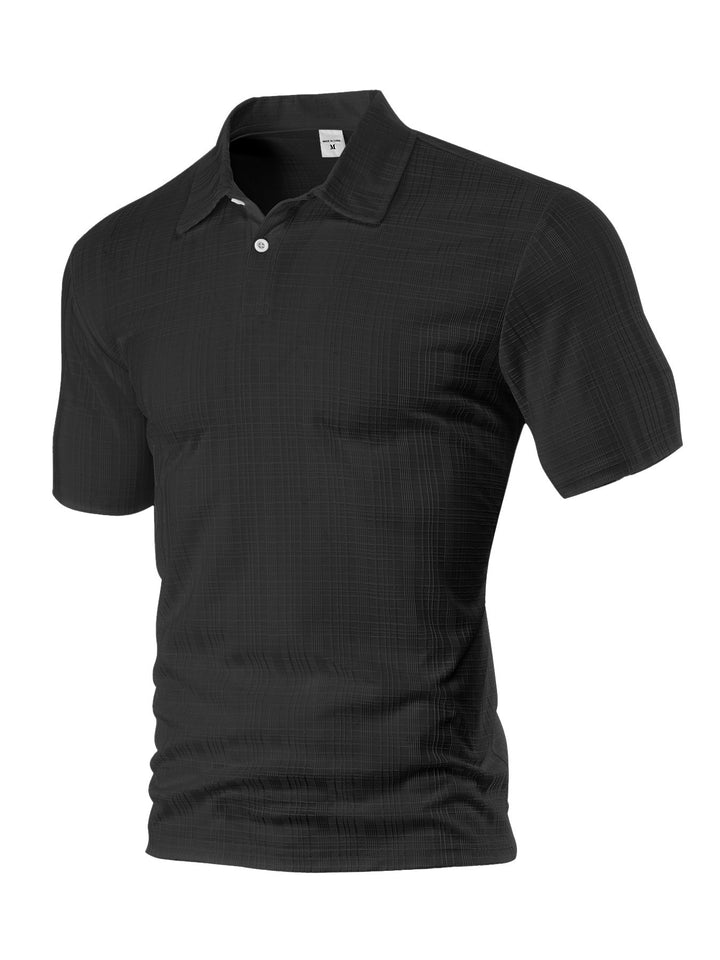 Herren Poloshirt med strukturerad design och modebetonade accenter Eva Jonsson-Eva Jonsson