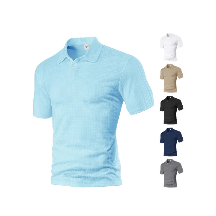 Herren Poloshirt med strukturerad design och modebetonade accenter Eva Jonsson-Eva Jonsson