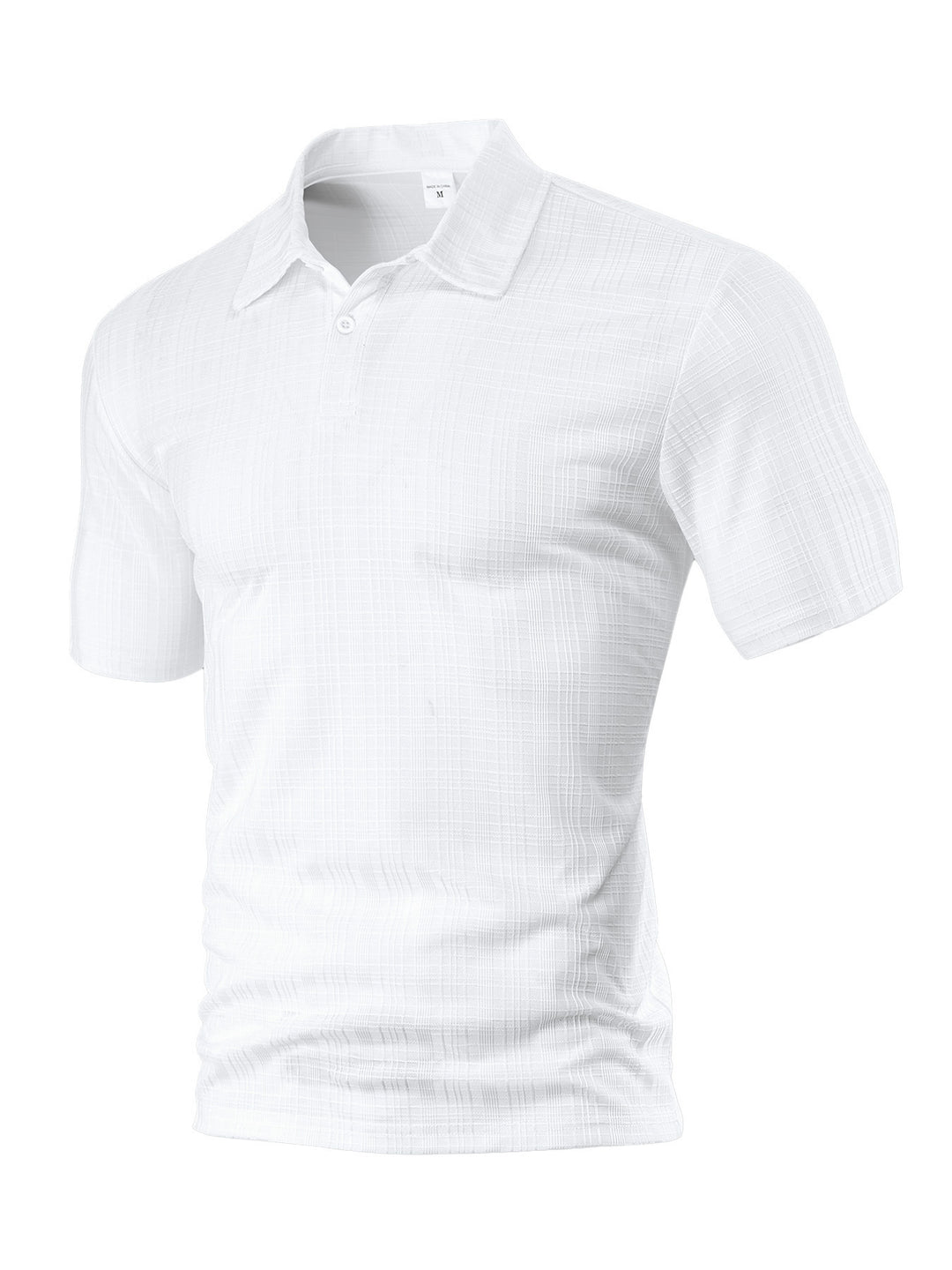 Herren Poloshirt med strukturerad design och modebetonade accenter Mirla-Eva Jonsson