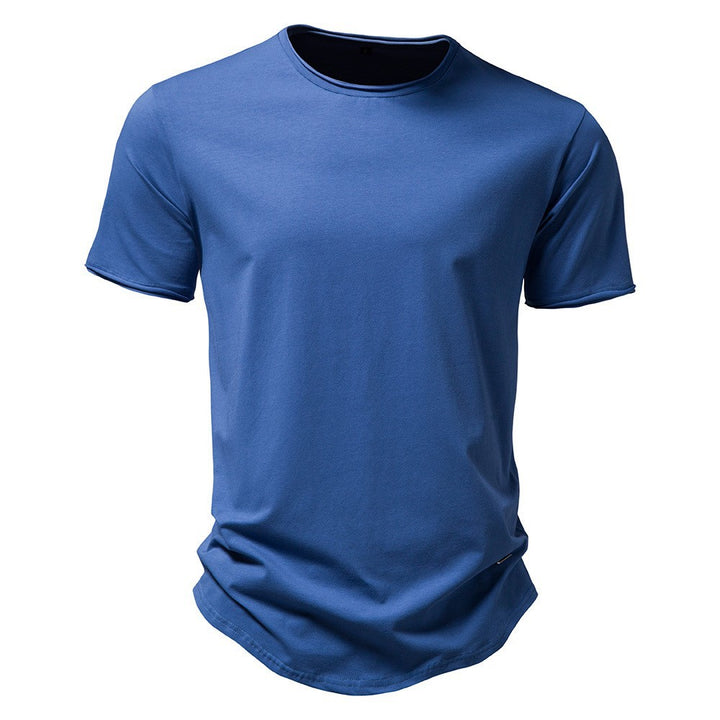 Herren Premium Bomull T-shirt med trendig skärning Mirla-Eva Jonsson