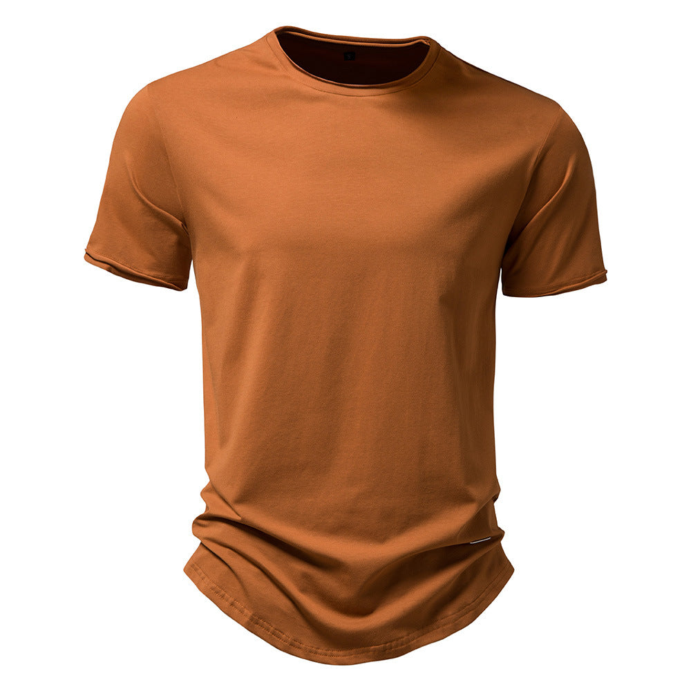 Herren Premium Bomull T-shirt med trendig skärning Mirla-Eva Jonsson