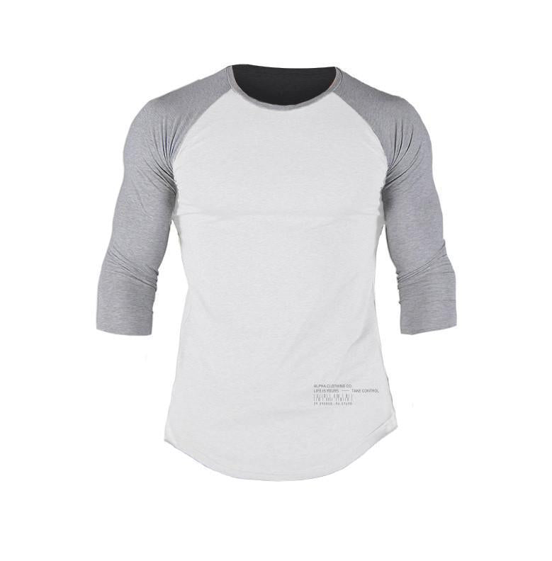 Herren Raglan Långärmad t-shirt med Rundhals Mirla-Eva Jonsson