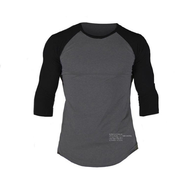 Herren Raglan Långärmad t-shirt med Rundhals Mirla-Eva Jonsson