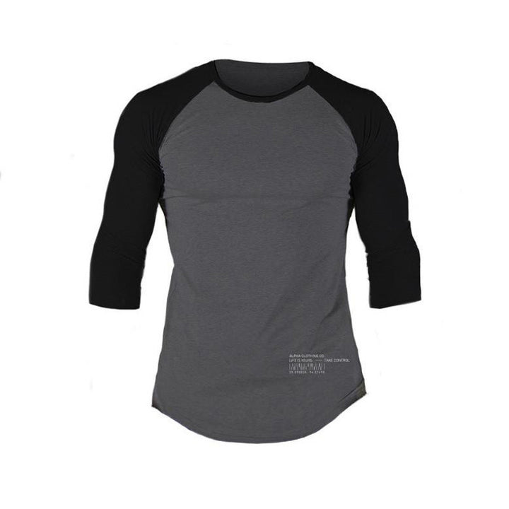 Herren Raglan Långärmad t-shirt med Rundhals Mirla-Eva Jonsson