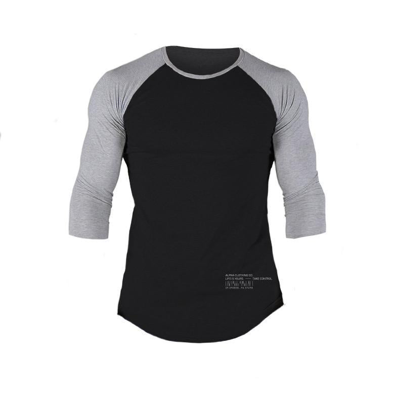 Herren Raglan Långärmad t-shirt med Rundhals Mirla-Eva Jonsson