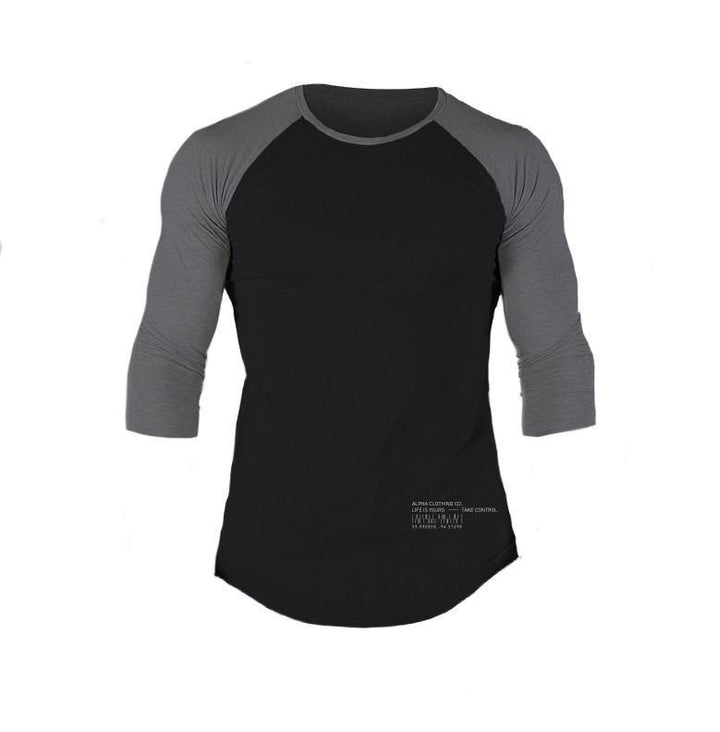 Herren Raglan Långärmad t-shirt med Rundhals Mirla-Eva Jonsson