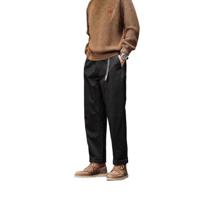 Herren Relaxed Fit Chino-byxor med praktiska fickor Mirla-Eva Jonsson