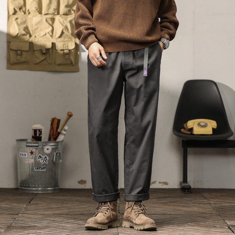 Herren Relaxed Fit Chino-byxor med praktiska fickor Mirla-Eva Jonsson