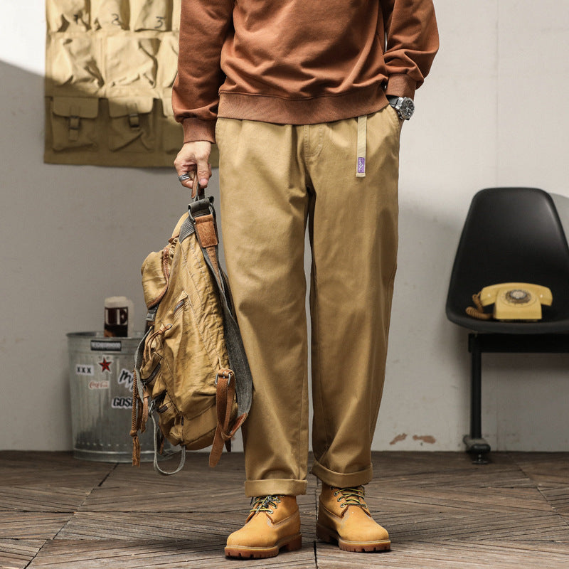 Herren Relaxed Fit Chino-byxor med praktiska fickor Mirla-Eva Jonsson