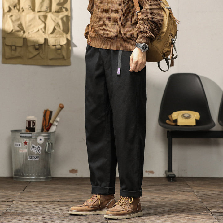 Herren Relaxed Fit Chino-byxor med praktiska fickor Mirla-Eva Jonsson