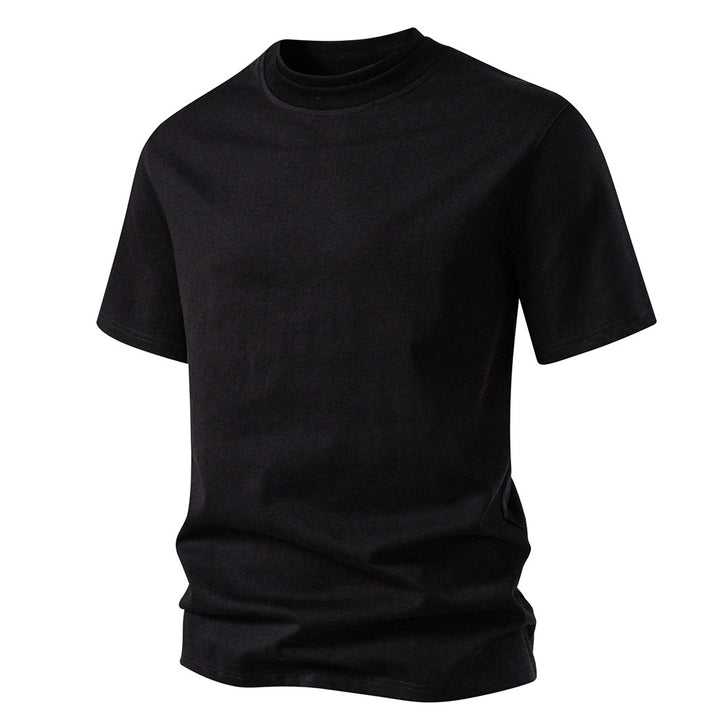 Herren Rundhalsshirt av högkvalitativ bomull med minimalistisk design Mirla-Eva Jonsson
