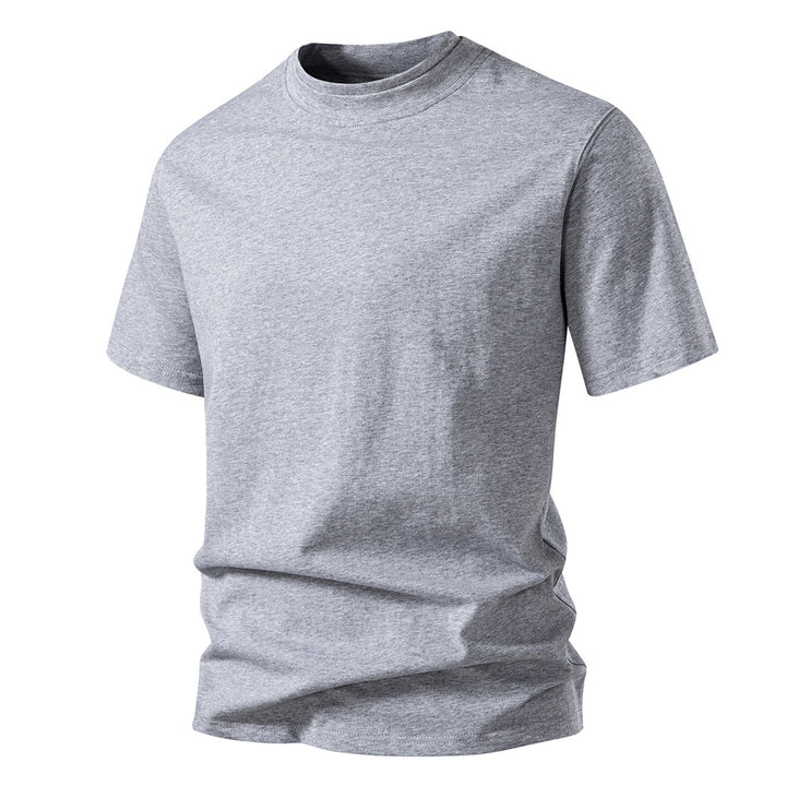 Herren Rundhalsshirt av högkvalitativ bomull med minimalistisk design Mirla-Eva Jonsson