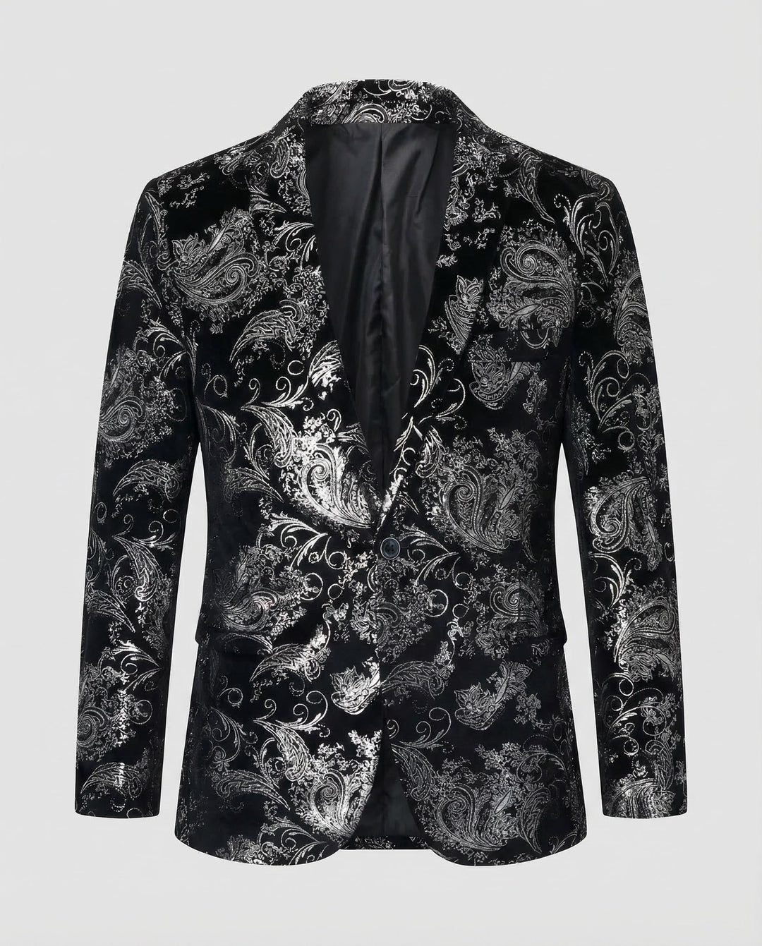 Herren Samt Kavaj Paisley-Eva Jonsson