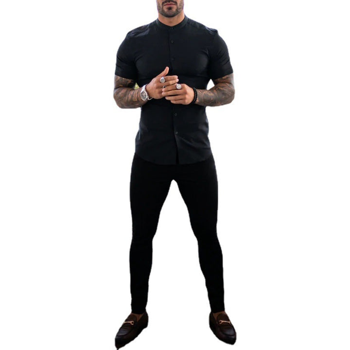 Herren Slim-Fit Chinobyxor med modern design och elastisk midja Mirla-Eva Jonsson