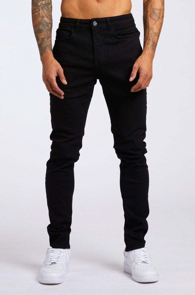 Herren Slim-Fit Jeans med elastisk komfortlinning och moderna detaljer Eva Jonsson-Eva Jonsson