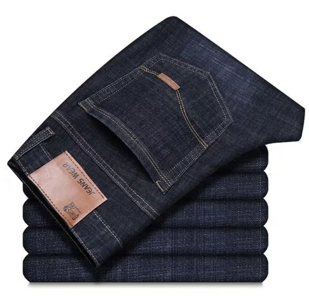 Herren Slim Fit Jeans med flexibel midja och moderna detaljer Mirla-Eva Jonsson