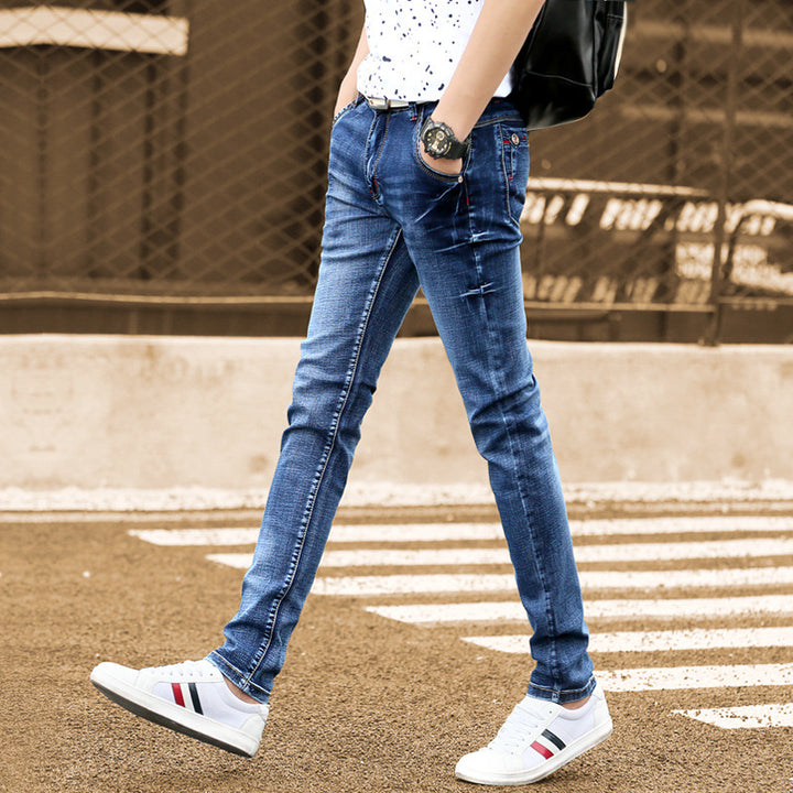 Herren Slim-Fit Jeans med trendiga Destroyed-detaljer Mirla-Eva Jonsson