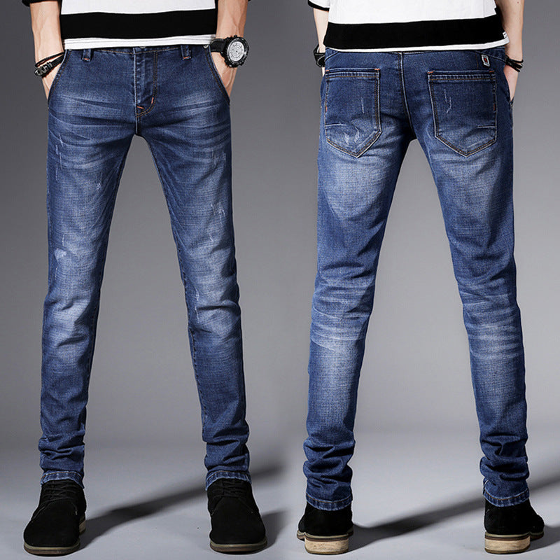 Herren Slim-Fit Jeans med trendiga Destroyed-detaljer Mirla-Eva Jonsson