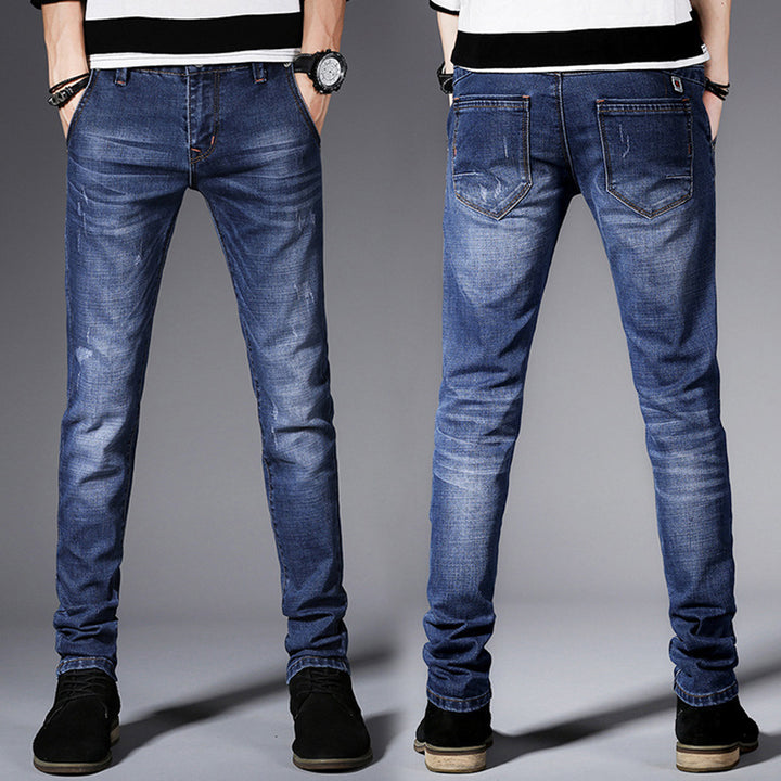 Herren Slim-Fit Jeans med trendiga Destroyed-detaljer Mirla-Eva Jonsson