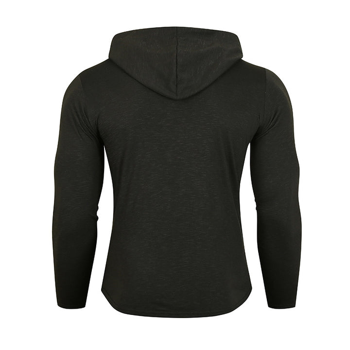 Herren Sportig Hoodie med funktionella dragkedjefickor Eva Jonsson-Eva Jonsson