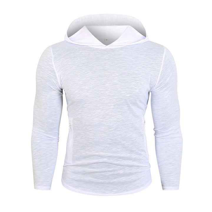 Herren Sportig Hoodie med funktionella dragkedjefickor Eva Jonsson-Eva Jonsson