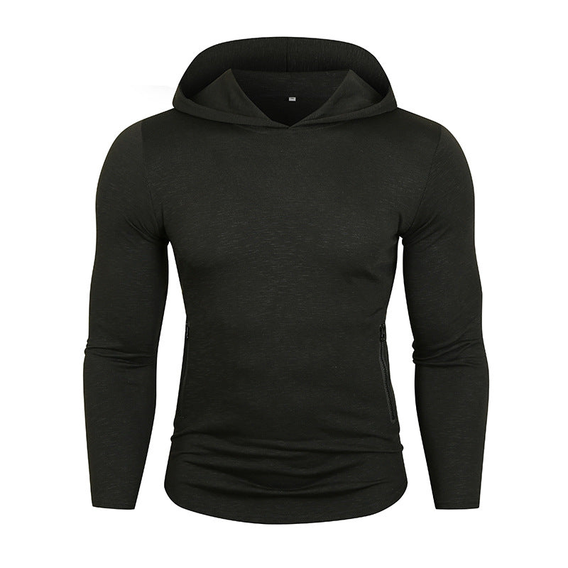 Herren Sportig Hoodie med funktionella dragkedjefickor Eva Jonsson-Eva Jonsson