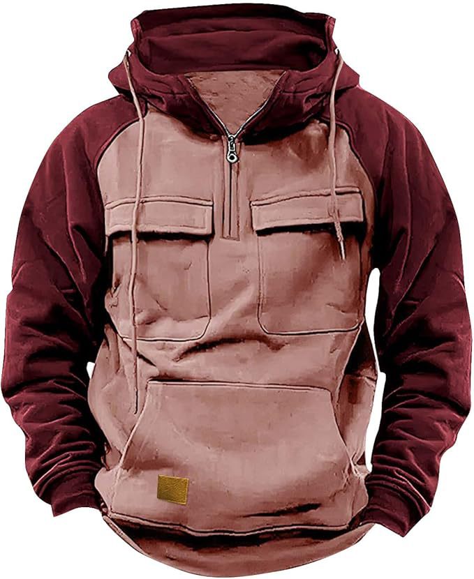 Herren Sportig bomulls-hoodie med huva och praktiska fickor Mirla-Eva Jonsson