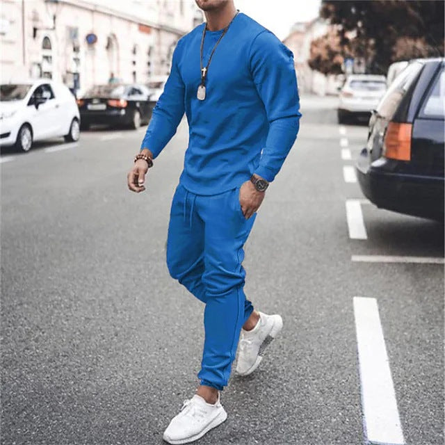 Herren Sportigt Fritidsset med elastiska muddar och praktisk design Mirla-Eva Jonsson