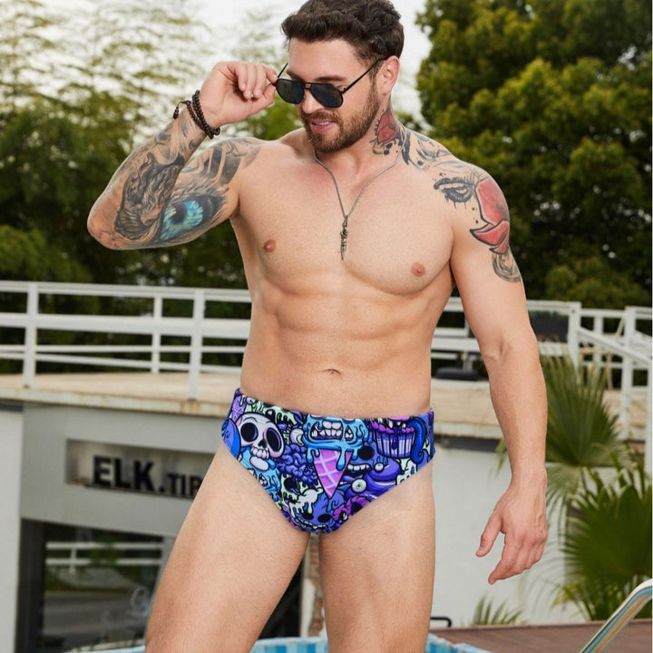 Herren Sportliche Badeshorts mit aufregendem Grafikdesign Mirla-Eva Jonsson