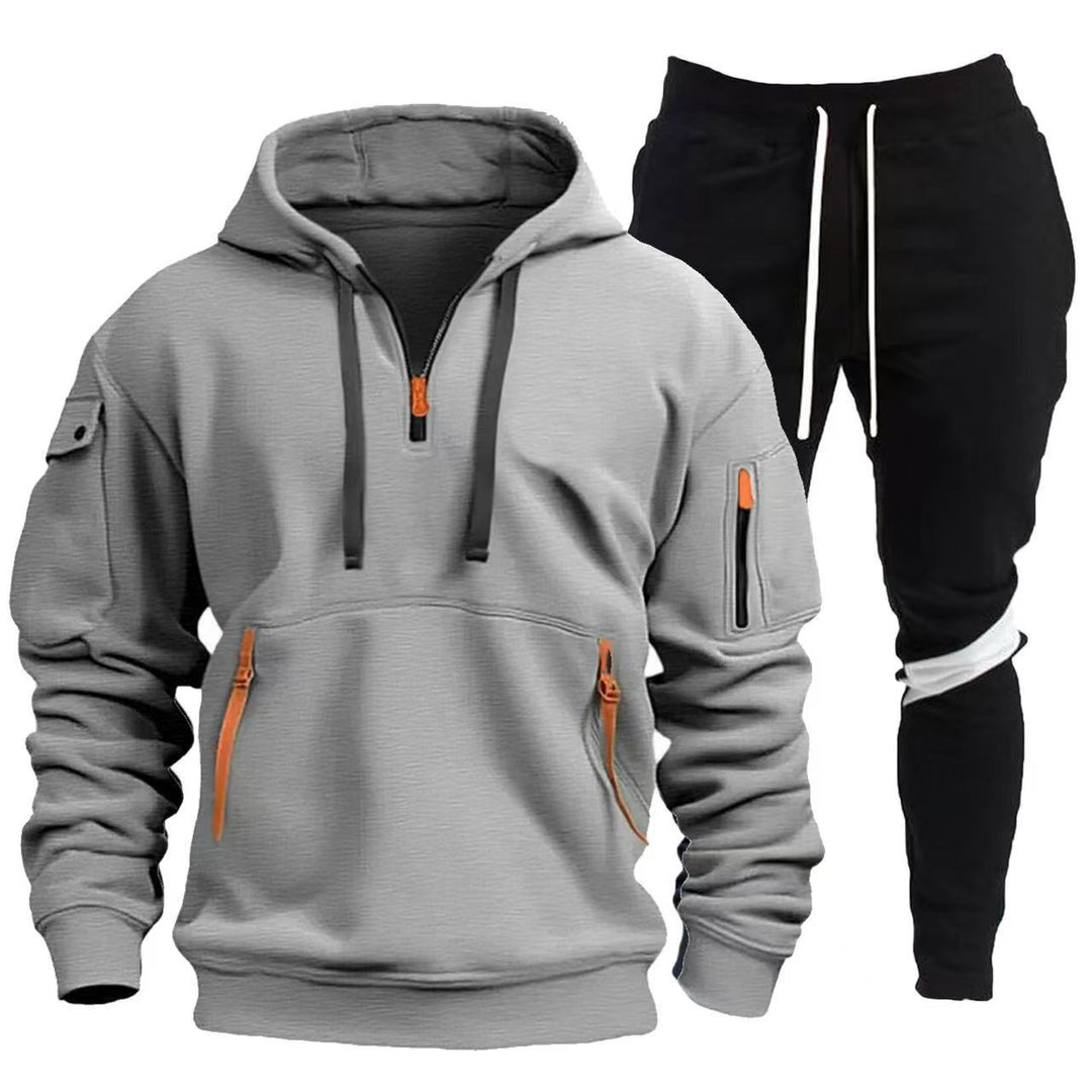 Herren Sportliche Hoodie- och Joggingbyxor Kombination Mirla-Eva Jonsson