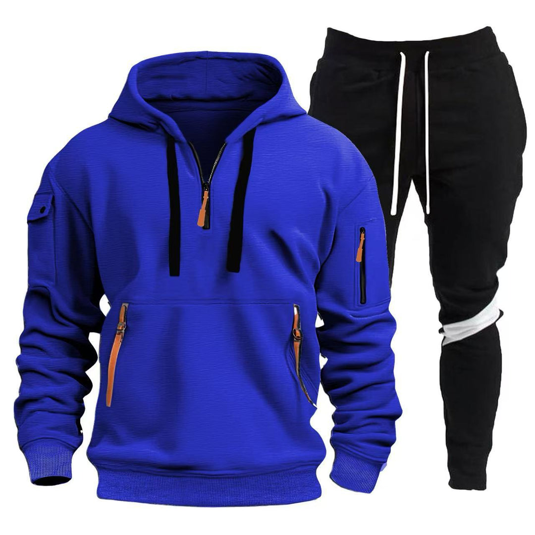 Herren Sportliche Hoodie- och Joggingbyxor Kombination Mirla-Eva Jonsson