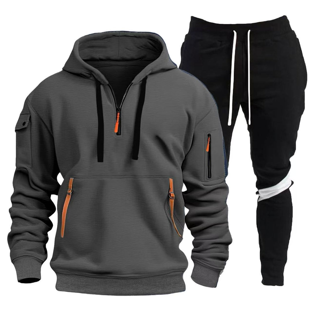 Herren Sportliche Hoodie- och Joggingbyxor Kombination Mirla-Eva Jonsson