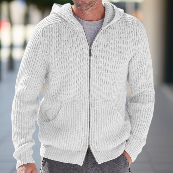 Herren Strickjacke mit Kapuze Mirla-Eva Jonsson