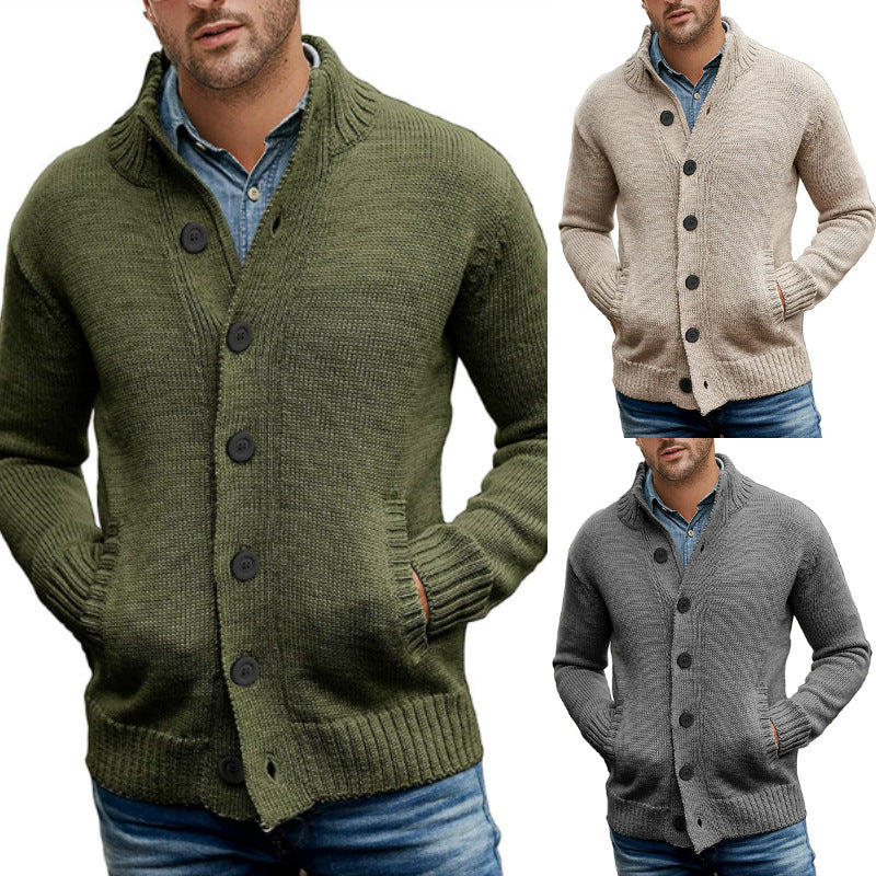 Herren Strickjacke mit modernem Design und praktischen Taschen Mirla-Eva Jonsson