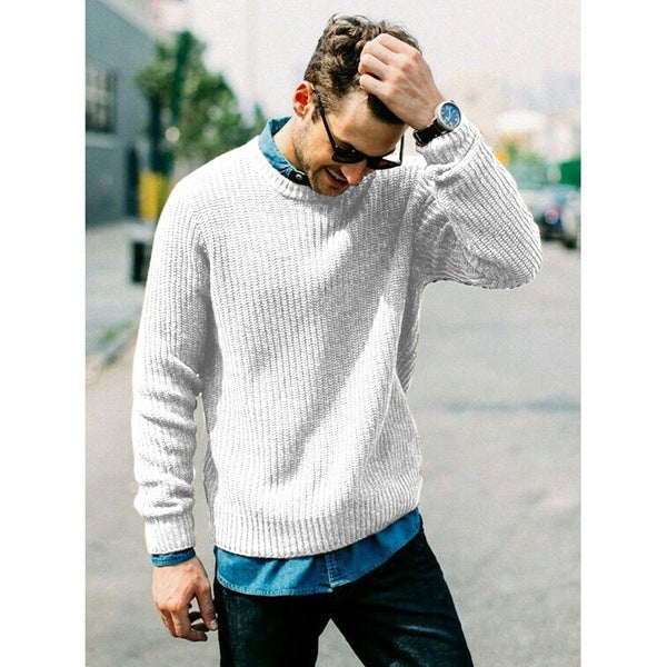 Herren Strickpullover mit Rundhalsausschnitt Mirla-Eva Jonsson