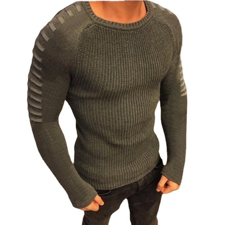 Herren Strickpullover mit innovativem Design und strukturierten Ärmeln Mirla-Eva Jonsson