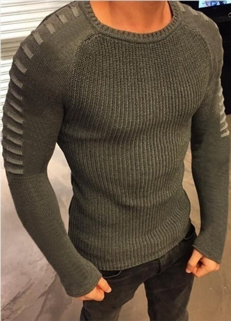 Herren Strickpullover mit innovativem Design und strukturierten Ärmeln Mirla-Eva Jonsson