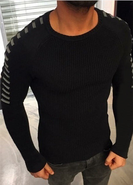Herren Strickpullover mit innovativem Design und strukturierten Ärmeln Mirla-Eva Jonsson