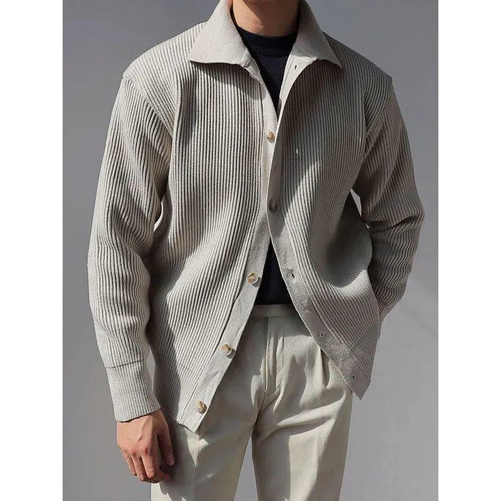 Herren Strukturerad Button-Down-Jacka Eva Jonsson-Eva Jonsson