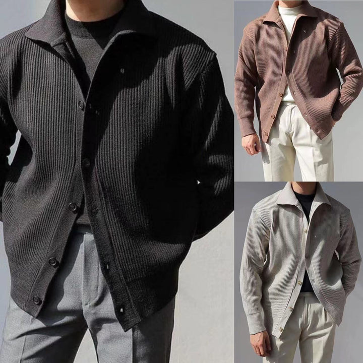 Herren Strukturerad Button-Down-Jacka Mirla-Eva Jonsson