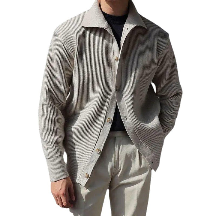 Herren Strukturerad Button-Down-Jacka Mirla-Eva Jonsson