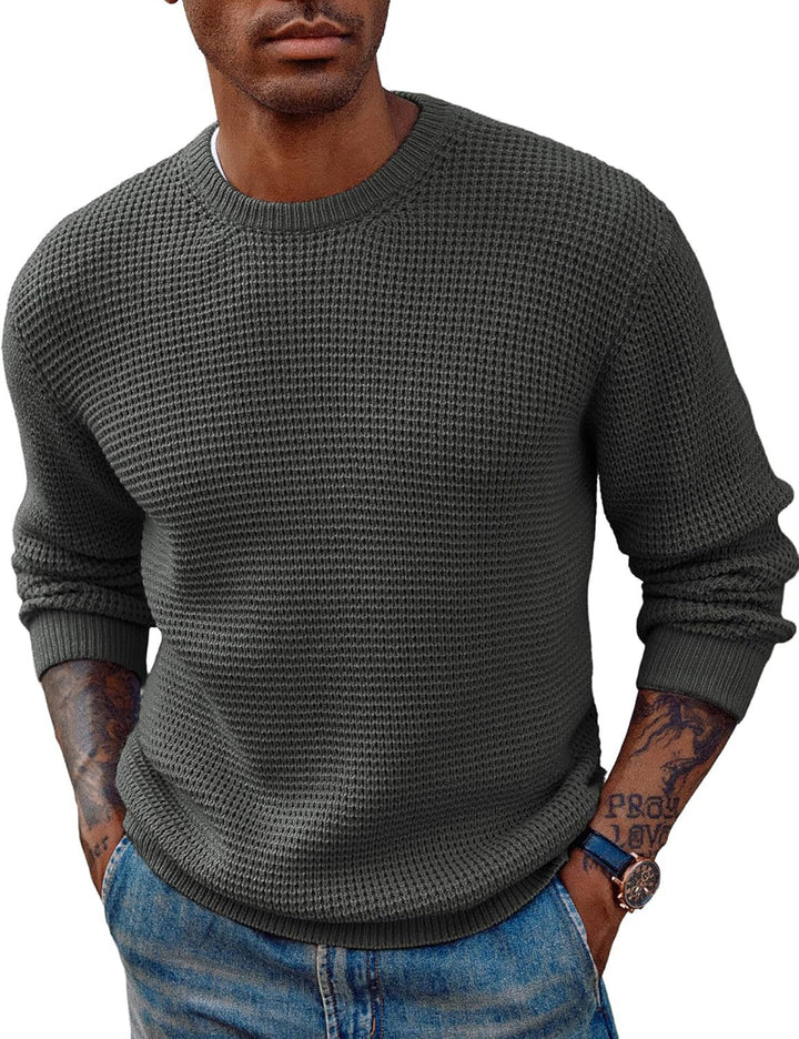 Herren Strukturerad Pullover Eva Jonsson-Eva Jonsson