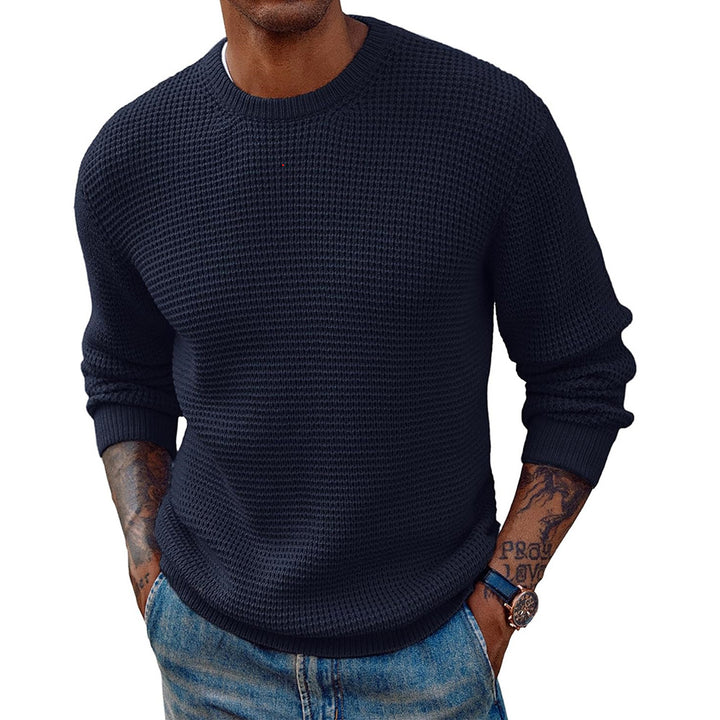 Herren Strukturerad Pullover Eva Jonsson-Eva Jonsson