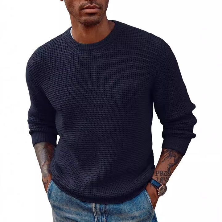 Herren Strukturerad Pullover Eva Jonsson-Eva Jonsson