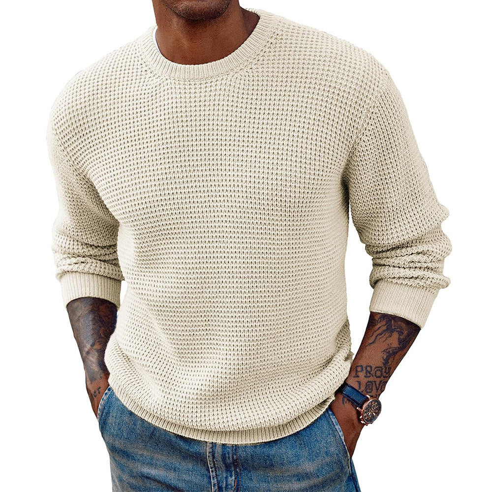 Herren Strukturerad Pullover Mirla-Eva Jonsson
