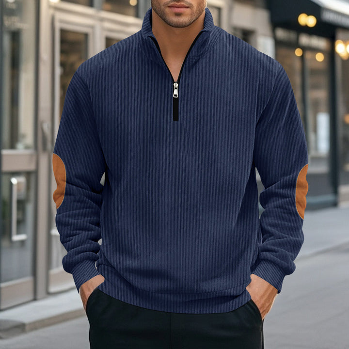 Herren Sweatshirt med blixtlås Mirla-Eva Jonsson