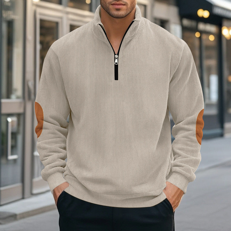 Herren Sweatshirt med blixtlås Mirla-Eva Jonsson
