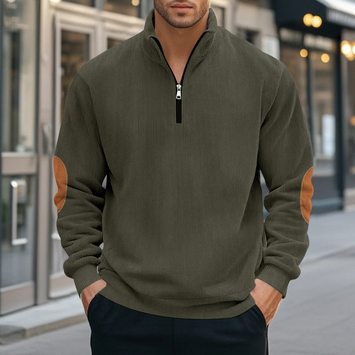 Herren Sweatshirt med blixtlås Mirla-Eva Jonsson
